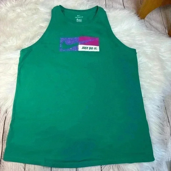 Nike Dri-Fit Icon Clash Logo Tank Retro Size L - Picture 2 of 6